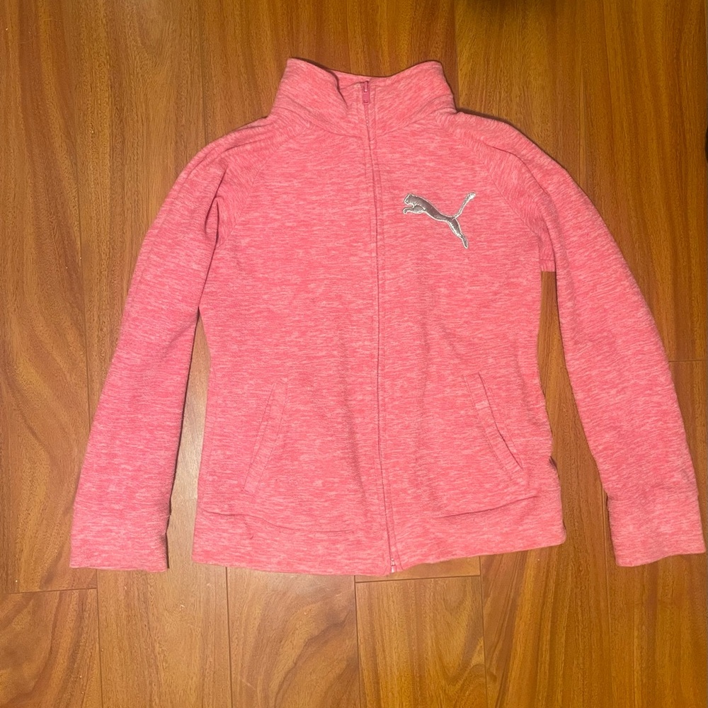 Puma Kids Coral Full-Zip Hoodie